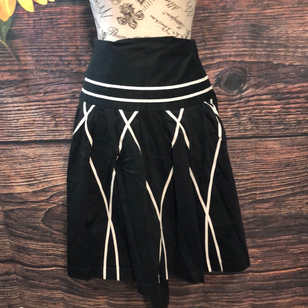 Anthropologie Sitwell Skirt A-line Pleated